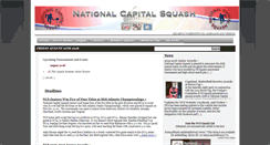 Desktop Screenshot of nationalcapitalsquash.org